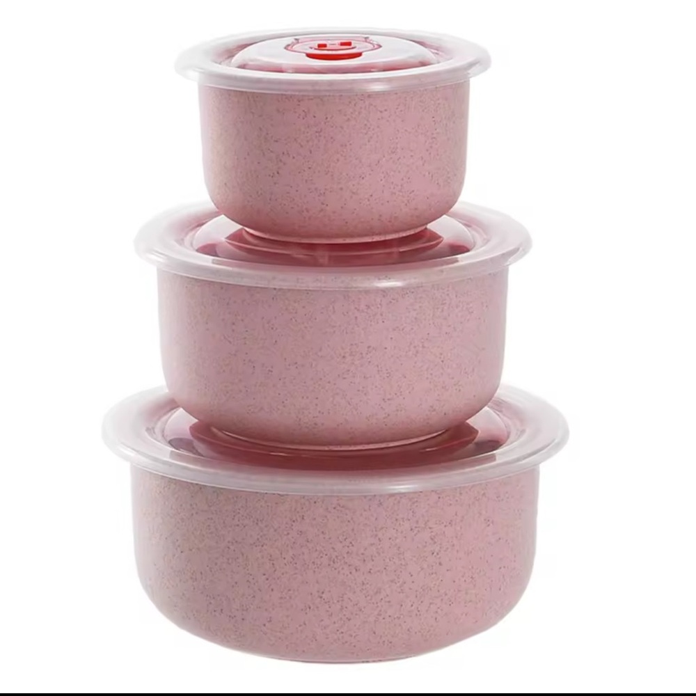 Pink Nesting Storage Containers